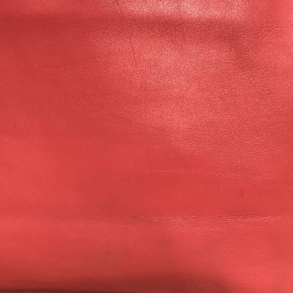 AUTHENTIC BALENCIAGA CALFSKIN LEATHER LARGE TOTE SHOULDER HANDBAG CORAL/BLACK - Picture 4 of 12